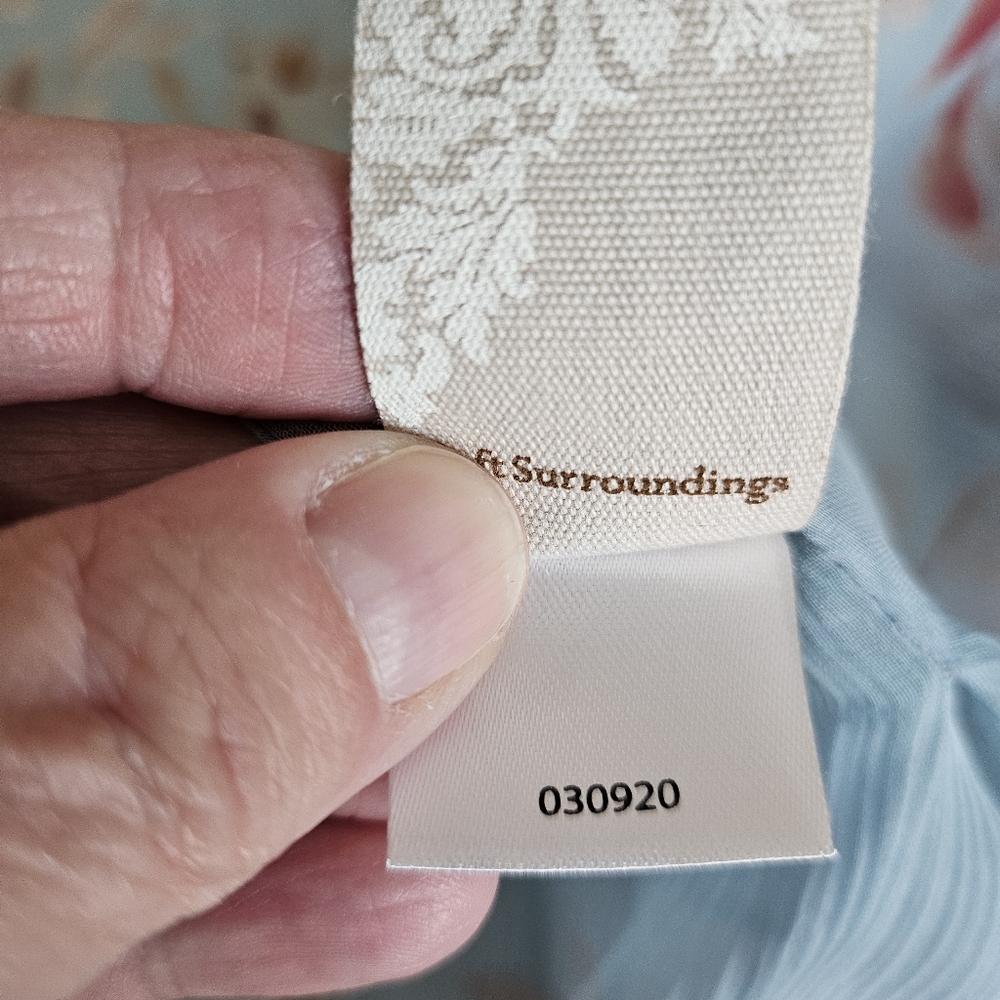 Soft Surroundings Womens Kimono one size sheer blue, pink coral Designer… - Picture 6 of 7